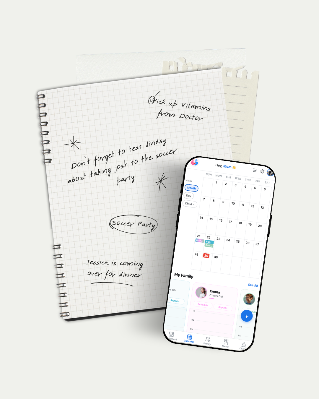Beige Handwriting Notebook Mockup Free Guide Instagram Post